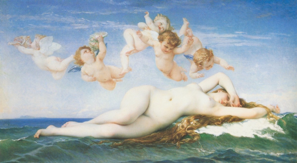 1863 Cabanel Alexandre, Naissance de Venus Venus birth.jpg
